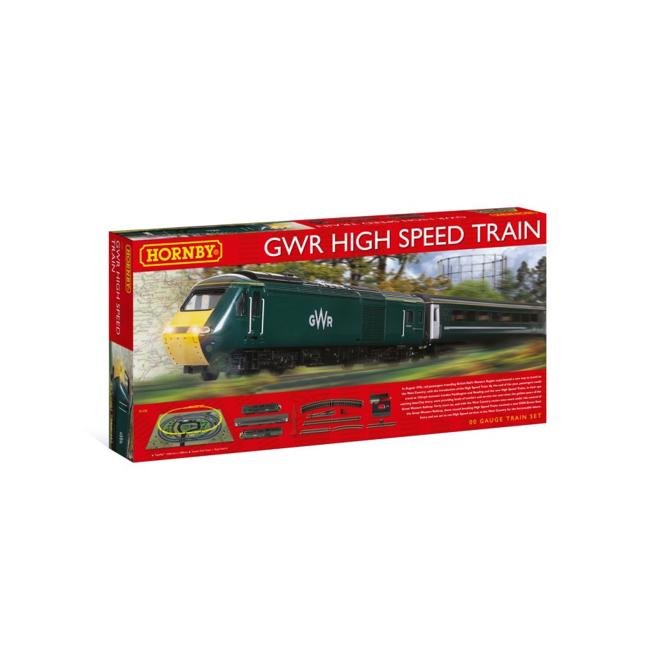 HORNBY R1230S GWR Class 43 High Speed Train Starter Set - OO GAUGE DCC READY