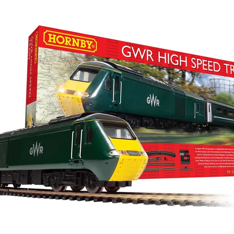 HORNBY R1230S GWR Class 43 High Speed Train Starter Set - OO GAUGE DCC READY