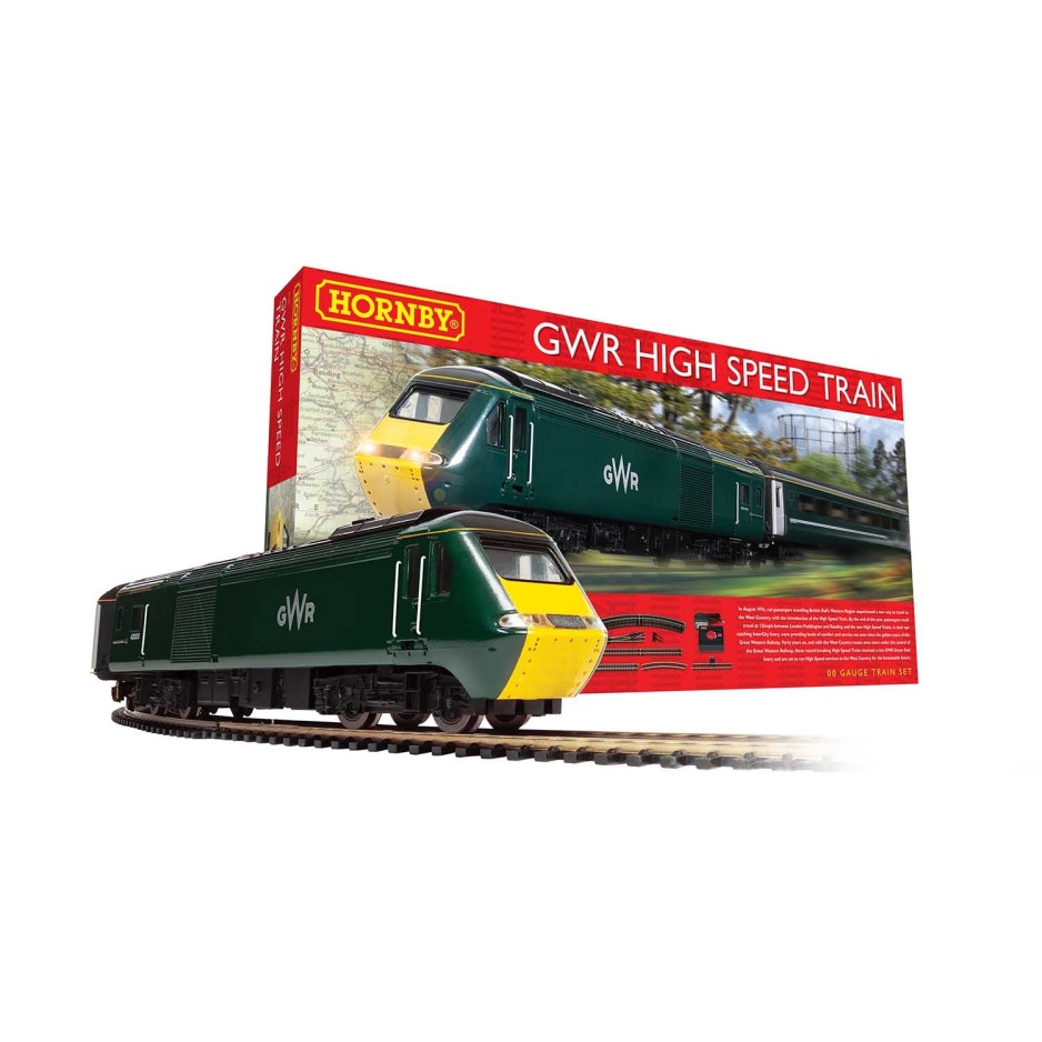 HORNBY R1230S GWR Class 43 High Speed Train Starter Set - OO GAUGE DCC READY