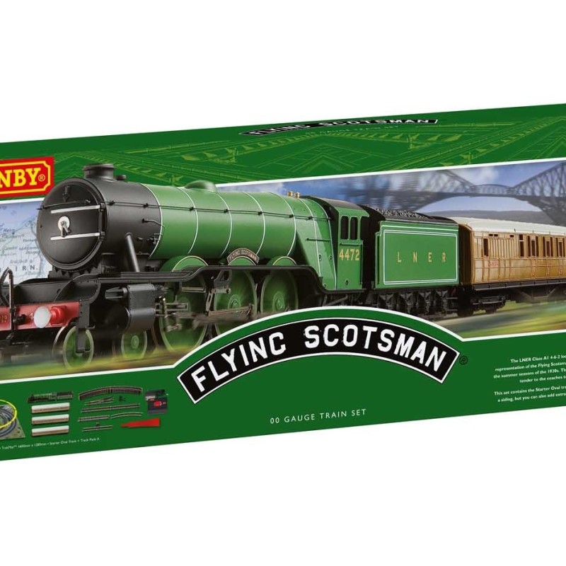 HORNBY R1255M THE FLYING SCOTSMAN LNER 4-6-2 TRAIN SET OO GAUGE DCC READY