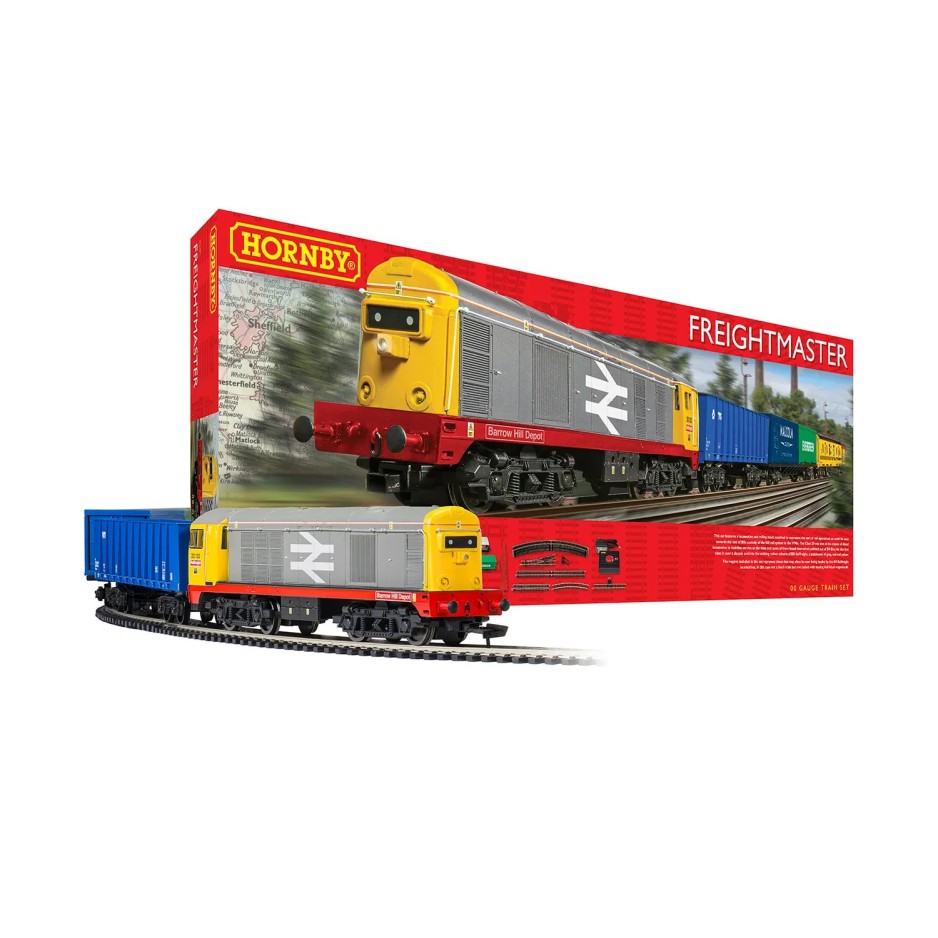 HORNBY R1272M Freightmaster BR Class 20 Diesel Train Starter Set - OO GAUGE DCC READY