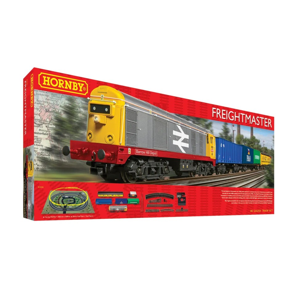HORNBY R1272M Freightmaster BR Class 20 Diesel Train Starter Set - OO GAUGE DCC READY