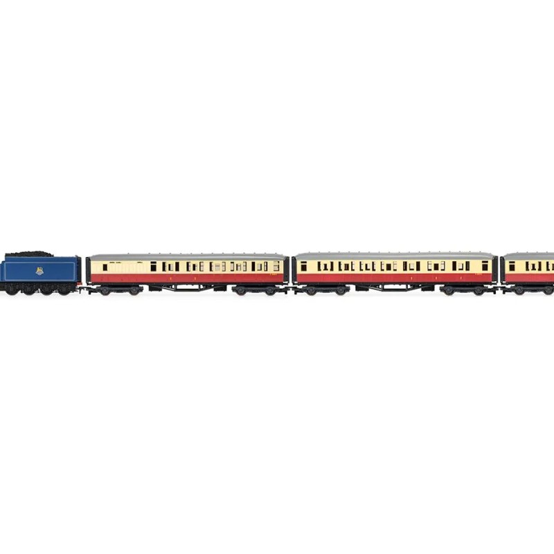 HORNBY R1282S Mallard Record Breaker Train Set - Era 3 OO GAUGE STEAM LOCO DCC READY