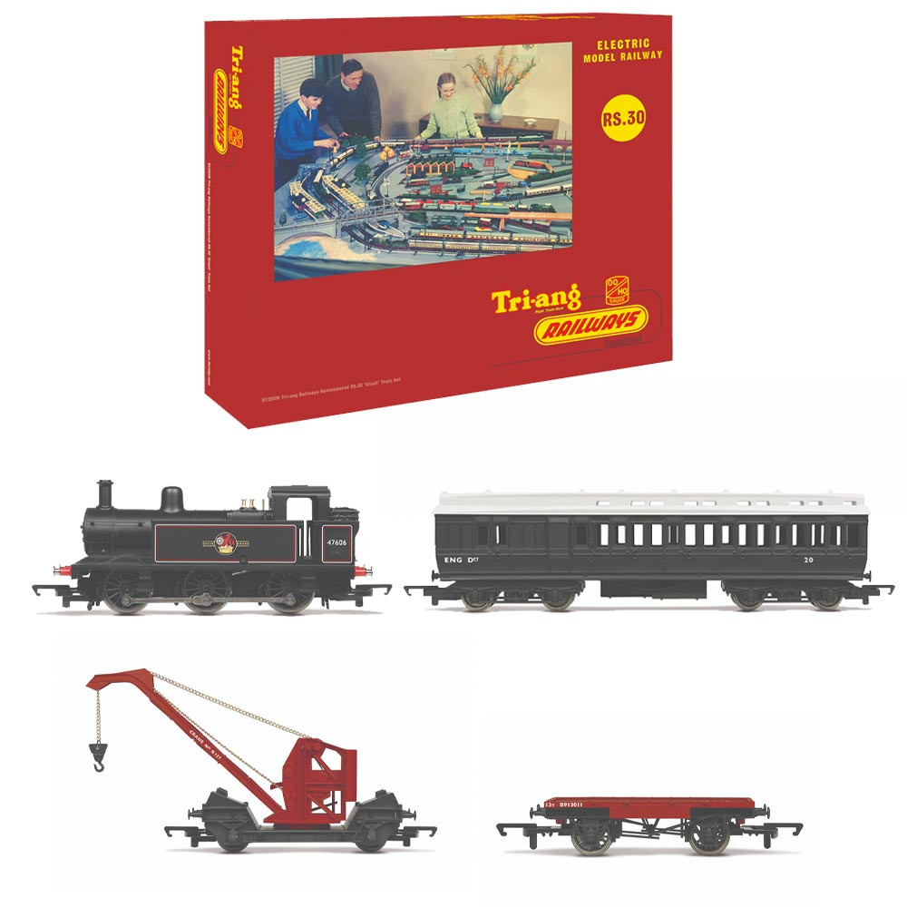 HORNBY R1285M Tri-ang Railways Remembered RS30 Crash Train Set OO GAUGE
