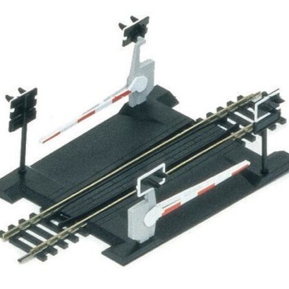 HORNBY R645 Level Crossing Single Track - OO GAUGE