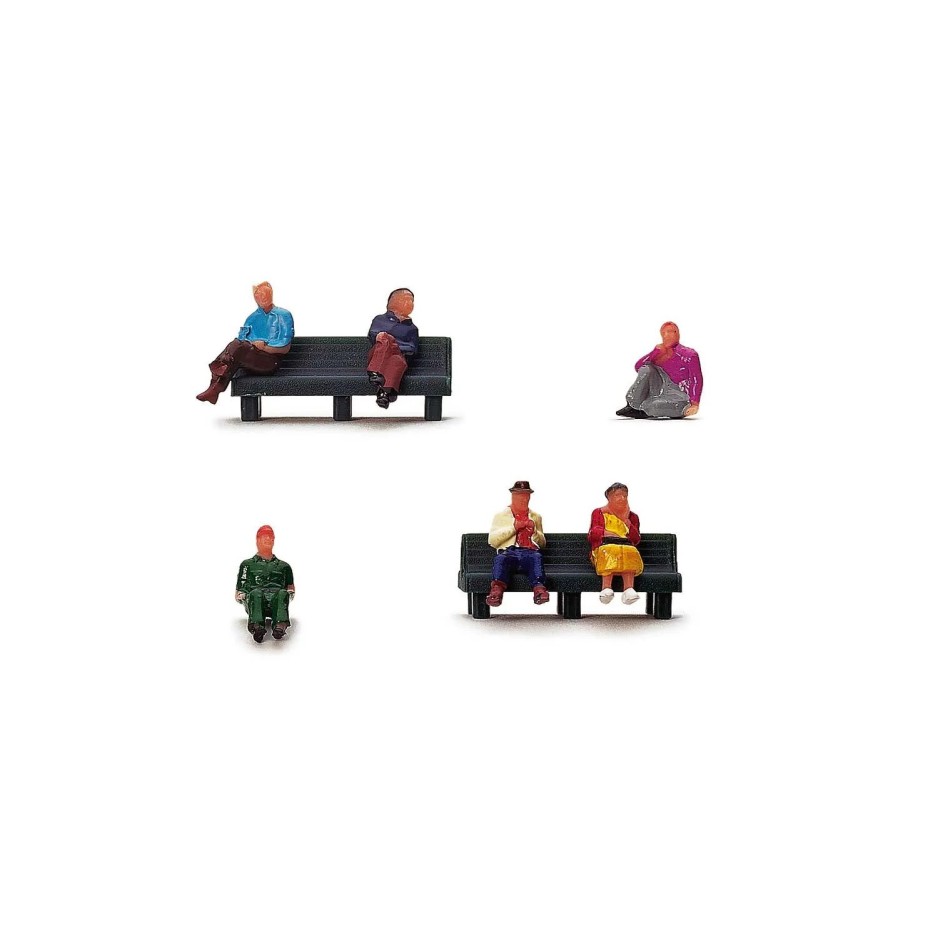 HORNBY R7119 Sitting People Rail Accessory Scenery - OO GAUGE