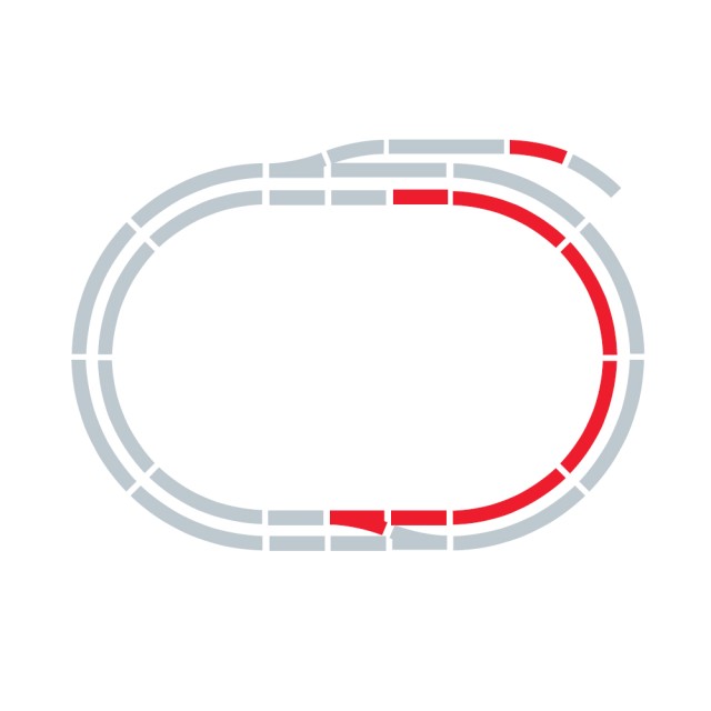 HORNBY R8223 Track Extension Pack C - OO GAUGE