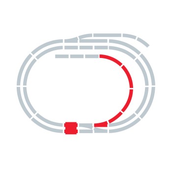 HORNBY R8224 Track Extension Pack D - OO GAUGE