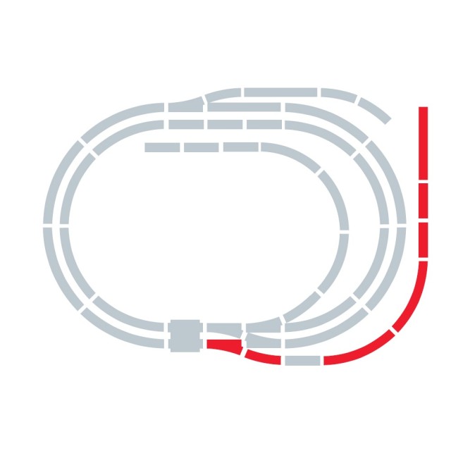 HORNBY R8225 Track Extension Pack E - OO GAUGE 