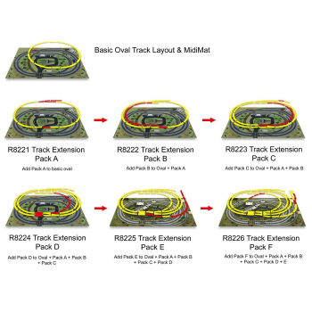 HORNBY R8225 Track Extension Pack E - OO GAUGE 