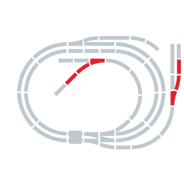 HORNBY R8226 Track Extension Pack F - OO GAUGE