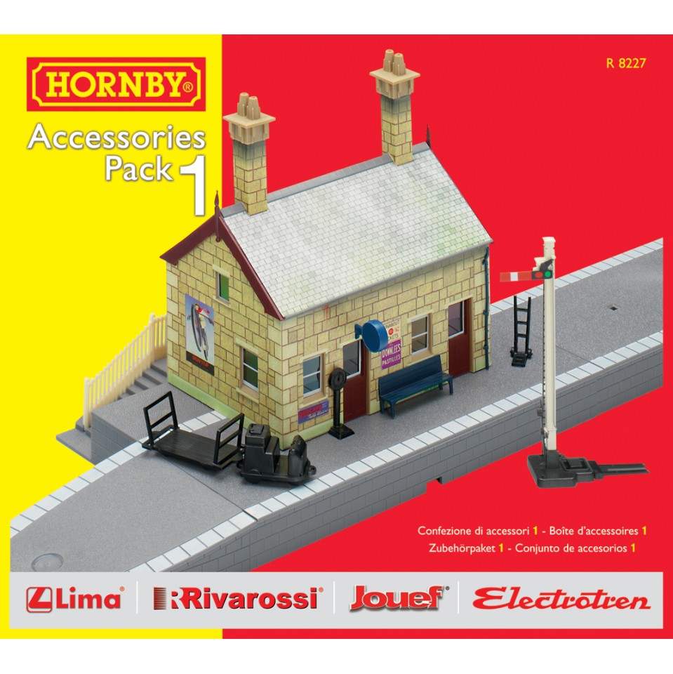 HORNBY R8227 Building Extension Pack 1 Scenery - OO GAUGE
