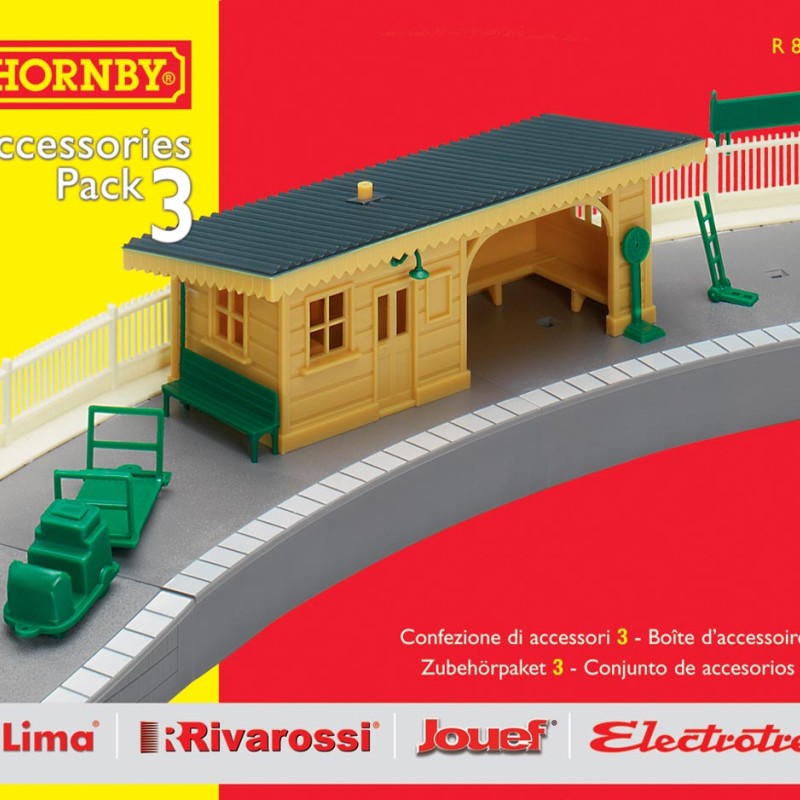 HORNBY R8229 Building Extension Pack 3 Scenery - OO GAUGE