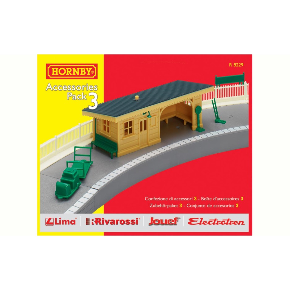 HORNBY R8229 Building Extension Pack 3 Scenery - OO GAUGE