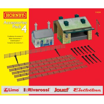 HORNBY R8230 Building Extension Pack 4 Scenery - OO GAUGE