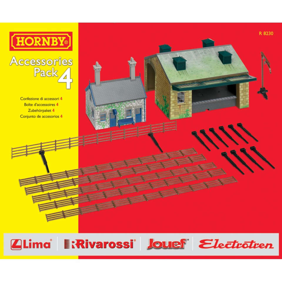 HORNBY R8230 Building Extension Pack 4 Scenery - OO GAUGE