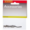 HORNBY R910 Fishplates Track Joiners Suit Code 100 - 12 Pack - OO GAUGE