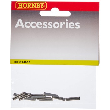 HORNBY R910 Fishplates Track Joiners Suit Code 100 - 12 Pack - OO GAUGE