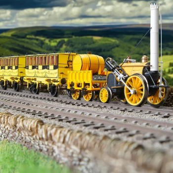 Hornby R30090 Liverpool & Manchester Railway Stephenson's Rocket Train Pack - Era 1