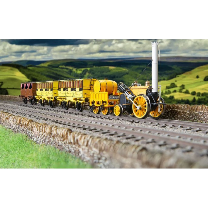 Hornby R30090 Liverpool & Manchester Railway Stephenson's Rocket Train Pack - Era 1