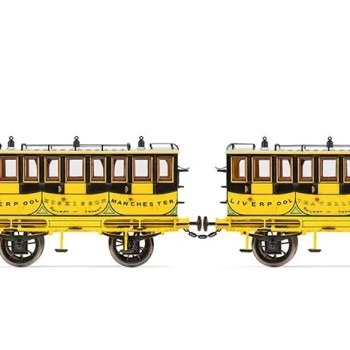Hornby R30090 Liverpool & Manchester Railway Stephenson's Rocket Train Pack - Era 1