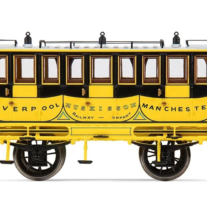 Hornby R30090 Liverpool & Manchester Railway Stephenson's Rocket Train Pack - Era 1