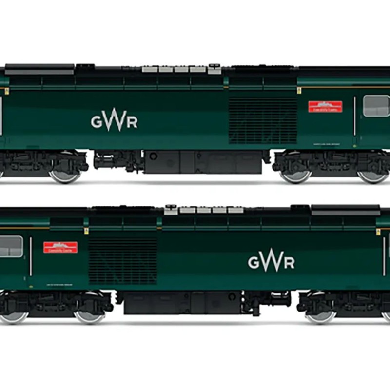 Hornby R30098 GWR  Class 43 HST Power Cars Castle Train Pack - Era 11 DCC Ready OO Scale