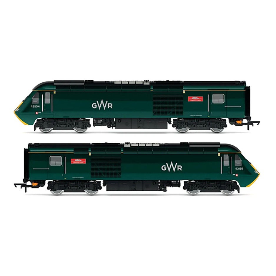 Hornby R30098 GWR  Class 43 HST Power Cars Castle Train Pack - Era 11 DCC Ready OO Scale