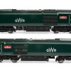 Hornby R30098 GWR  Class 43 HST Power Cars Castle Train Pack - Era 11 DCC Ready OO Scale