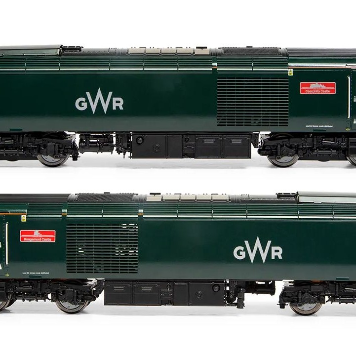 Hornby R30098 GWR  Class 43 HST Power Cars Castle Train Pack - Era 11 DCC Ready OO Scale