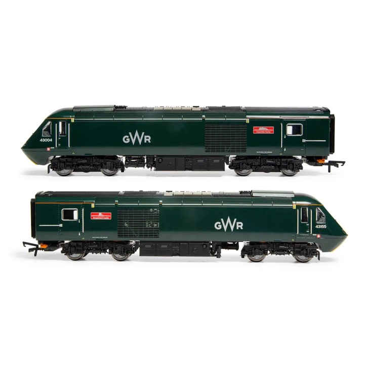 Hornby R30098 GWR  Class 43 HST Power Cars Castle Train Pack - Era 11 DCC Ready OO Scale