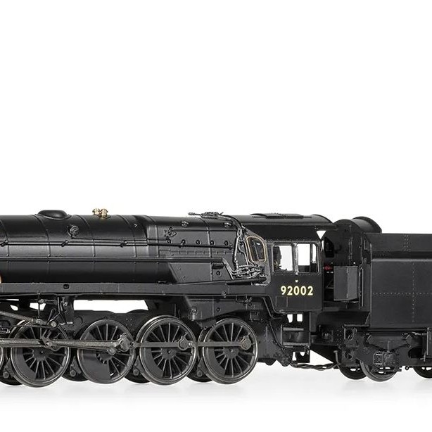 Hornby R30132TXS BR Class 9F 2-10-0 Steam Locomotive 92002 Digital sound fitted - Era 4