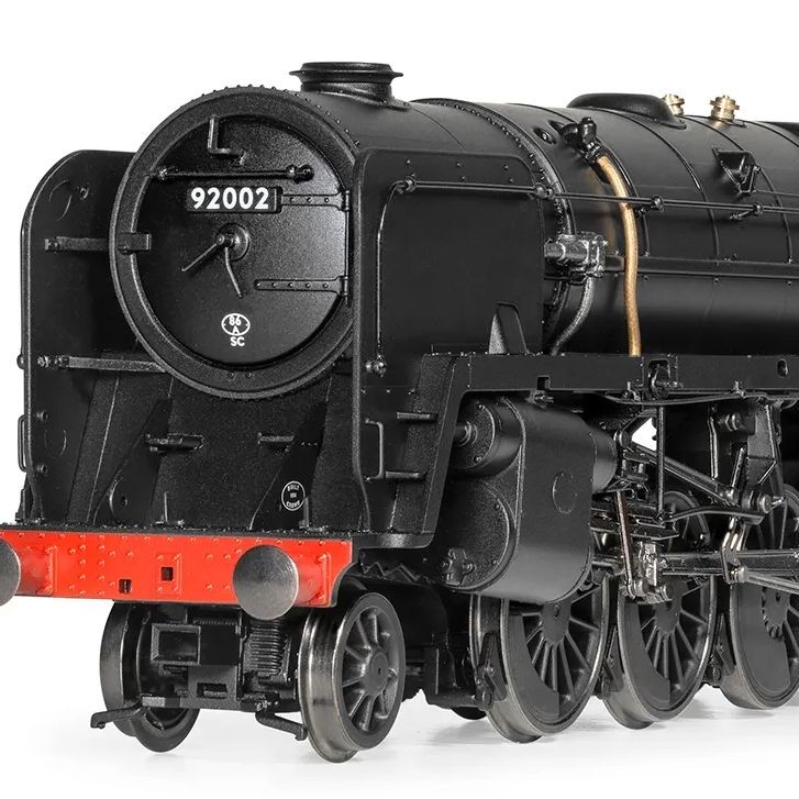 Hornby R30132TXS BR Class 9F 2-10-0 Steam Locomotive 92002 Digital sound fitted - Era 4