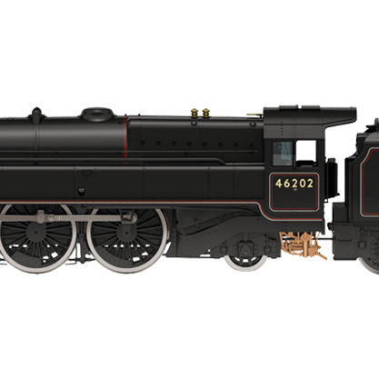 Hornby R30135 BR Princess Royal Class The Turbomotive 4-6-2 Steam Locomotive 46202 - Era 4