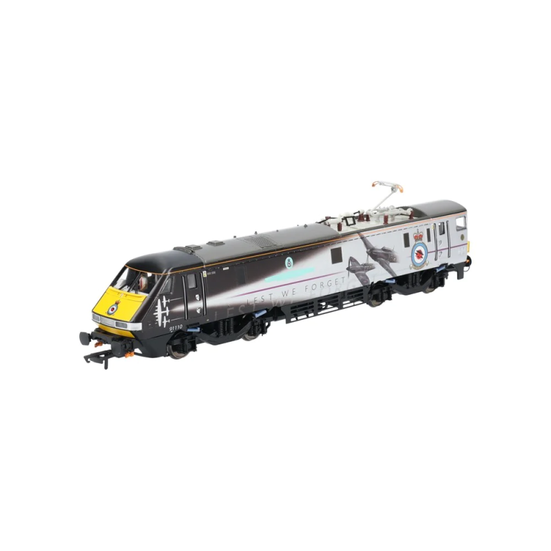 Hornby R30166 VTEC Class 91 Bo-Bo 91101 Electric Loco Battle of Britain Memorial Flight - Era 10