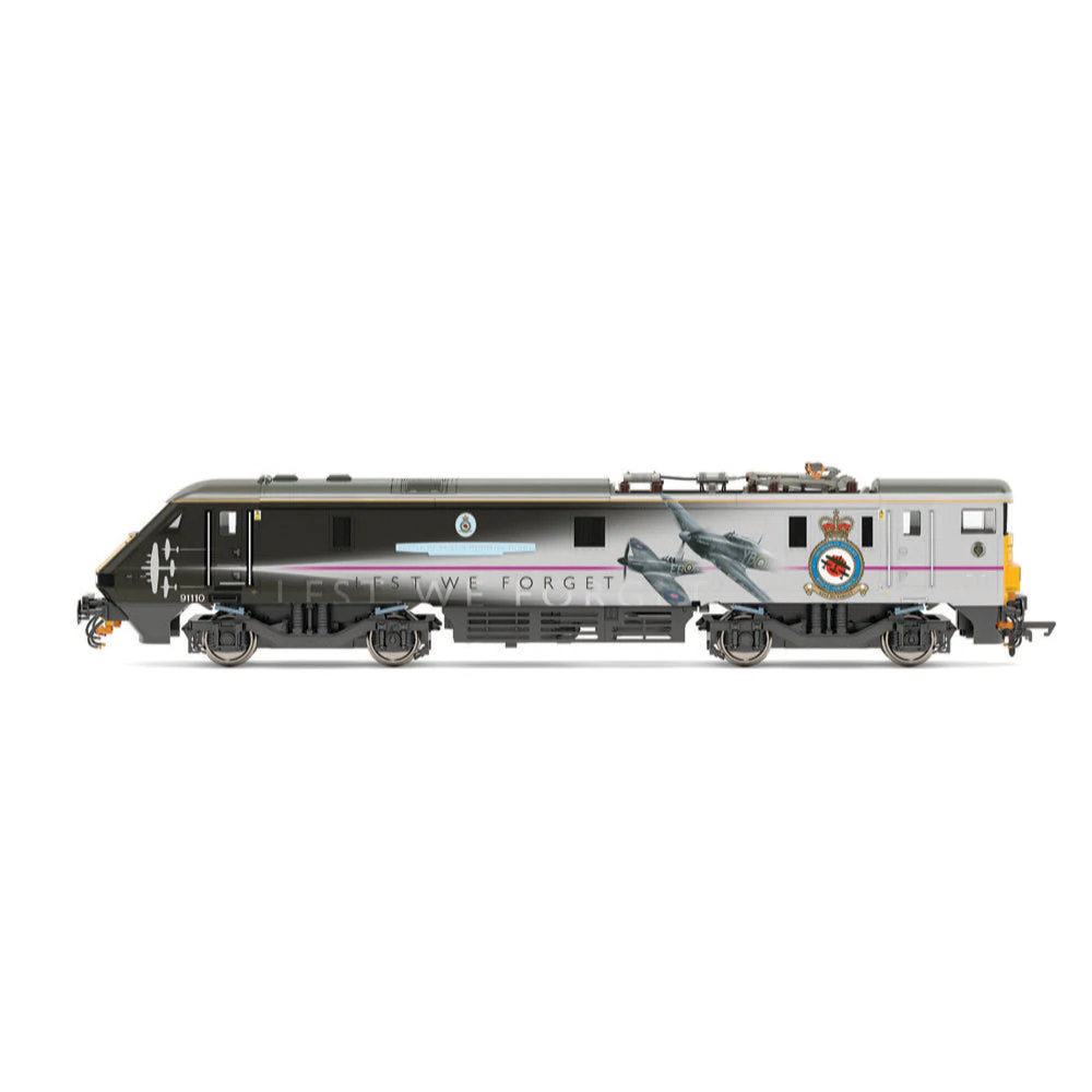 Hornby R30166 VTEC Class 91 Bo-Bo 91101 Electric Loco Battle of Britain Memorial Flight - Era 10