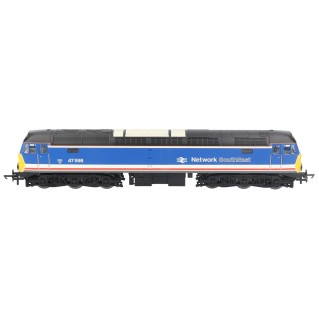 Hornby R30187 Railroad Plus NSE Class 47 Co-Co 47598 Diesel Locomotive - Era 9