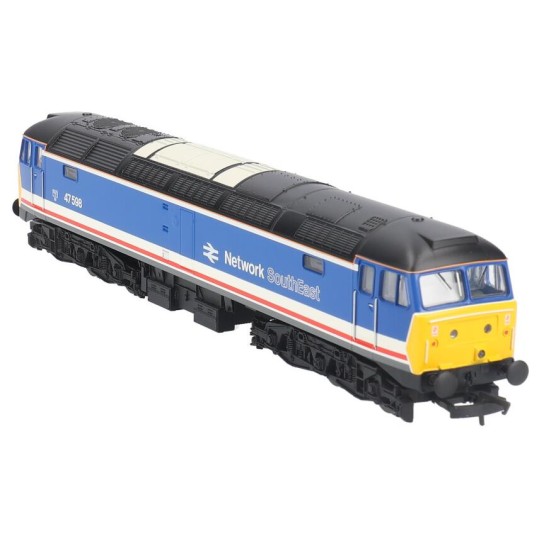 Hornby R30187 Railroad Plus NSE Class 47 Co-Co 47598 Diesel Locomotive - Era 9
