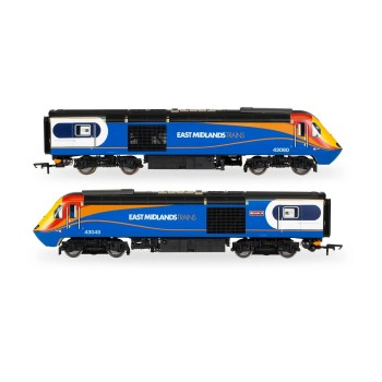 Hornby R30219 East Midlands Trains Class 43 HST Power Cars Castle Train Pack - Era 11 DCC Ready OO Scale 