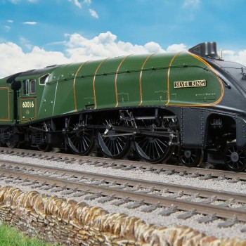 Hornby R30349 Dublo BR A4 Class 4-6-2 60016 Steam Locomotive Silver King - Era 2