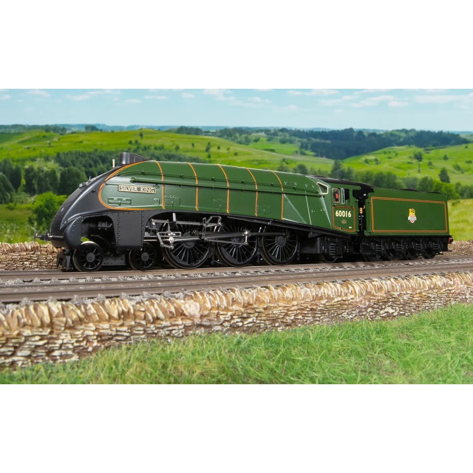 Hornby R30349 Dublo BR A4 Class 4-6-2 60016 Steam Locomotive Silver King - Era 2