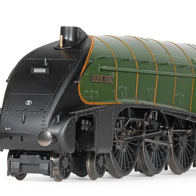 Hornby R30349 Dublo BR A4 Class 4-6-2 60016 Steam Locomotive Silver King - Era 2