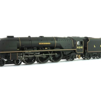 Hornby R3681 LMS Princess Coronation Class Steam Loco 4-6-2 6241 City of Edinburgh - Era 3 OO Scale