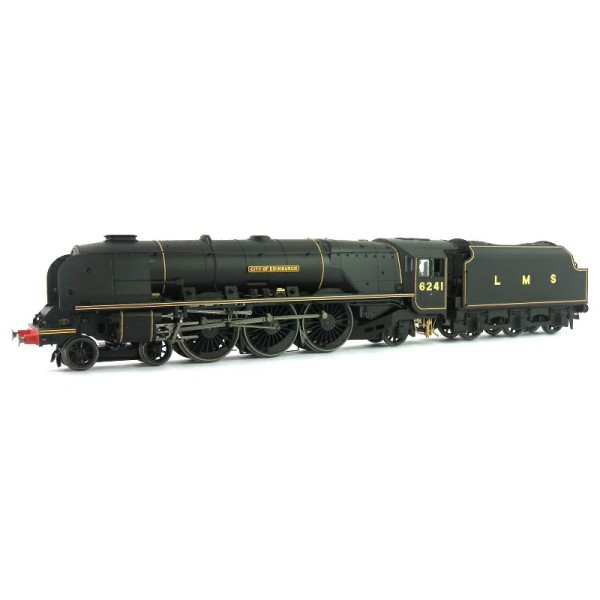 Hornby R3681 LMS Princess Coronation Class Steam Loco 4-6-2 6241 City of Edinburgh - Era 3 OO Scale