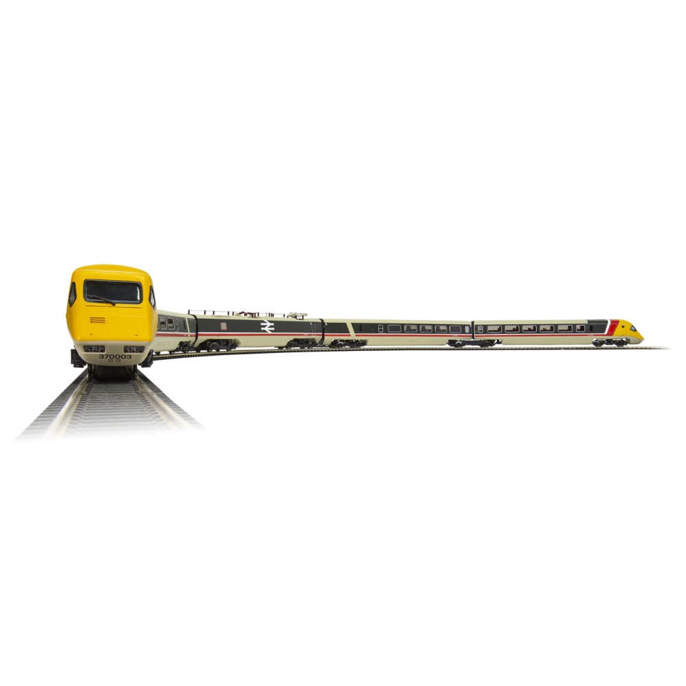 Hornby R3873 BR Class 370 Advanced Passenger Train Sets 370 003 and 370 004 5 Car Pack - Era 7 OO Scale
