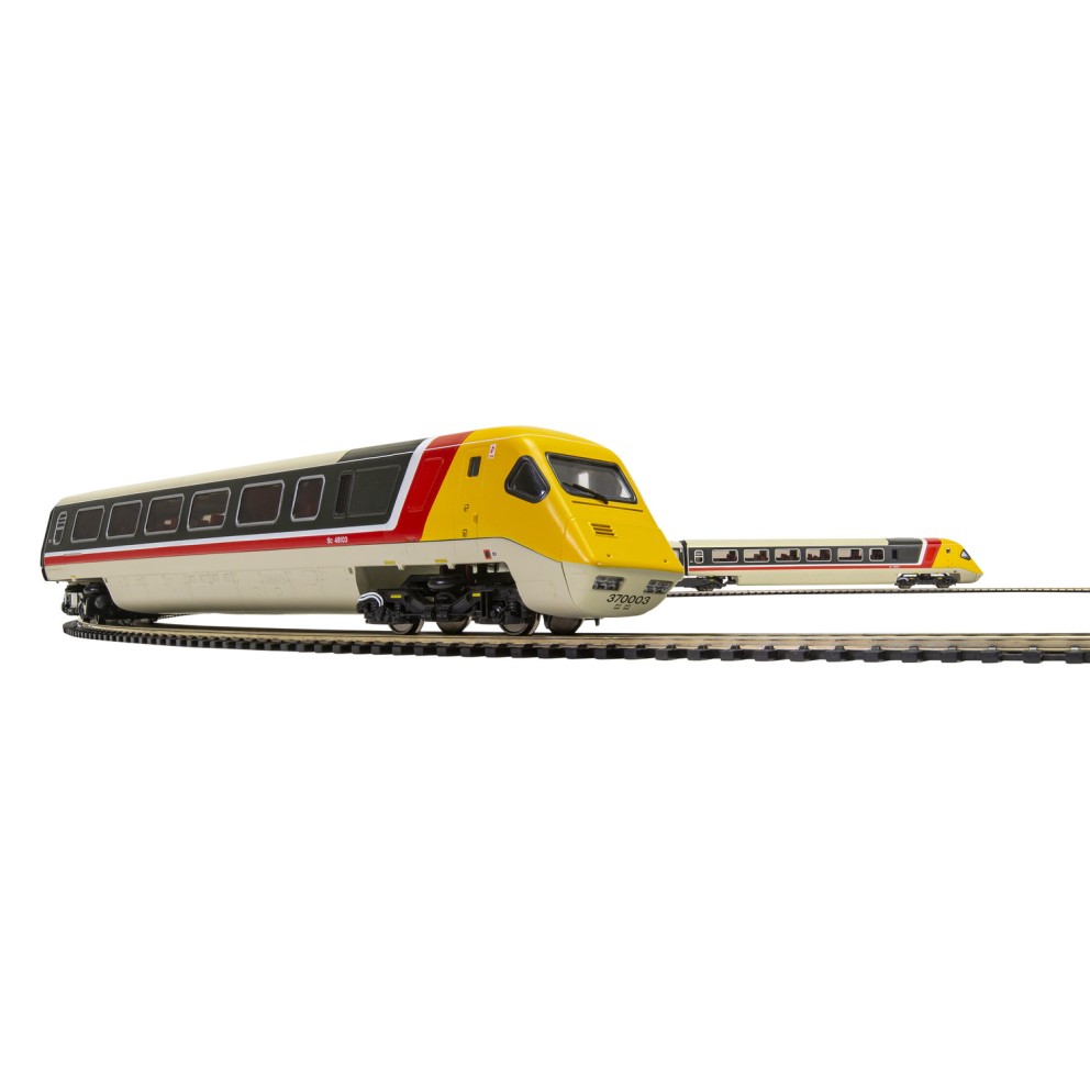 Hornby R3873 BR Class 370 Advanced Passenger Train Sets 370 003 and 370 004 5 Car Pack - Era 7 OO Scale