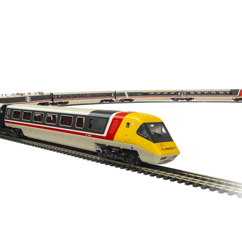 Hornby R3874 BR Class 370 Advanced Passenger Train Set 370 001 and 370 002 7 Car Pack - Era 7 OO Scale