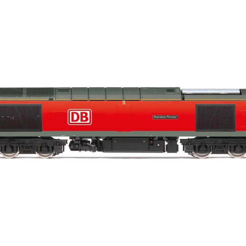 Hornby R3885 DB Cargo UK Class 60 Co-Co 60062 Stainless Pioneer Diesel Loco DCC Ready OO Scale