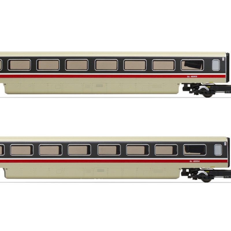 Hornby R40013 BR Class 370 Advanced Passenger Train 2 Car TU Coach Pack 48303 + 48304 - Era 7 OO Scale