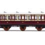 Hornby R40074A LNWR 6 Wheel Coach 3rd Class 1889 Passenger Coach No 4671 Era 2 OO Scale